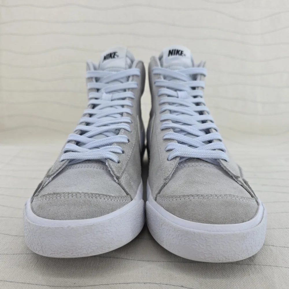 Nike Youth Blazer Mid 77 Grey Suede Leather Sneakers Shoes DC8248-001 Size 6.5Y